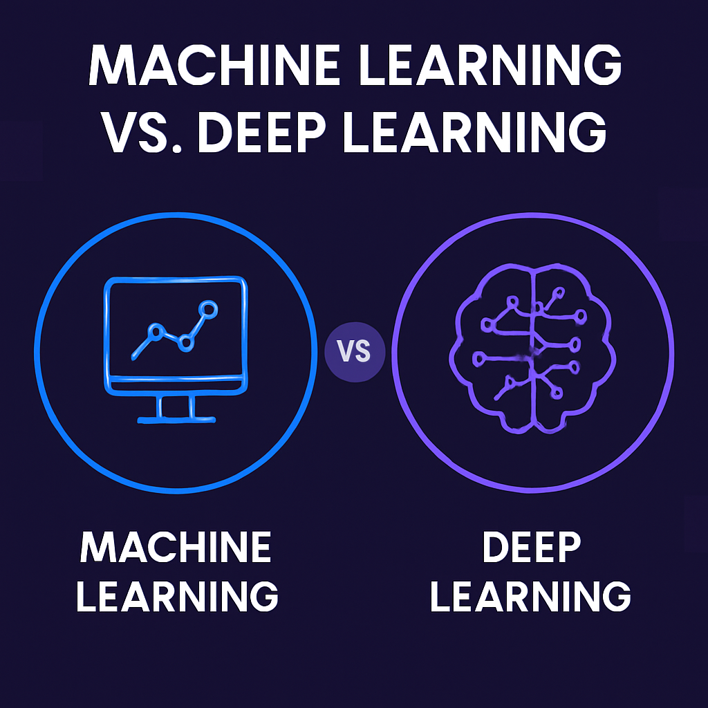 🤖 Machine Learning vs. Deep Learning: What’s the Difference?